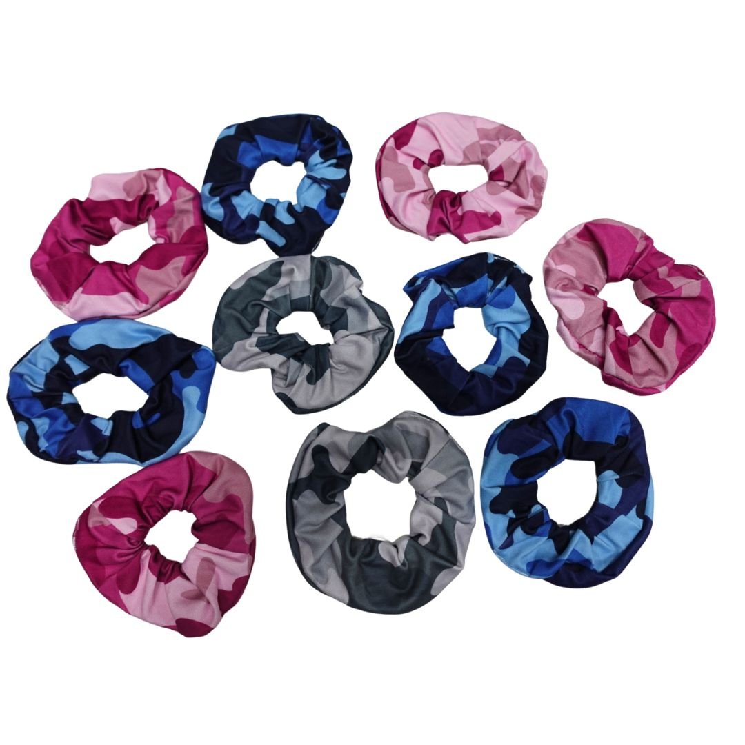 Set de 10 Scrunchies Army - Reset Loungewear