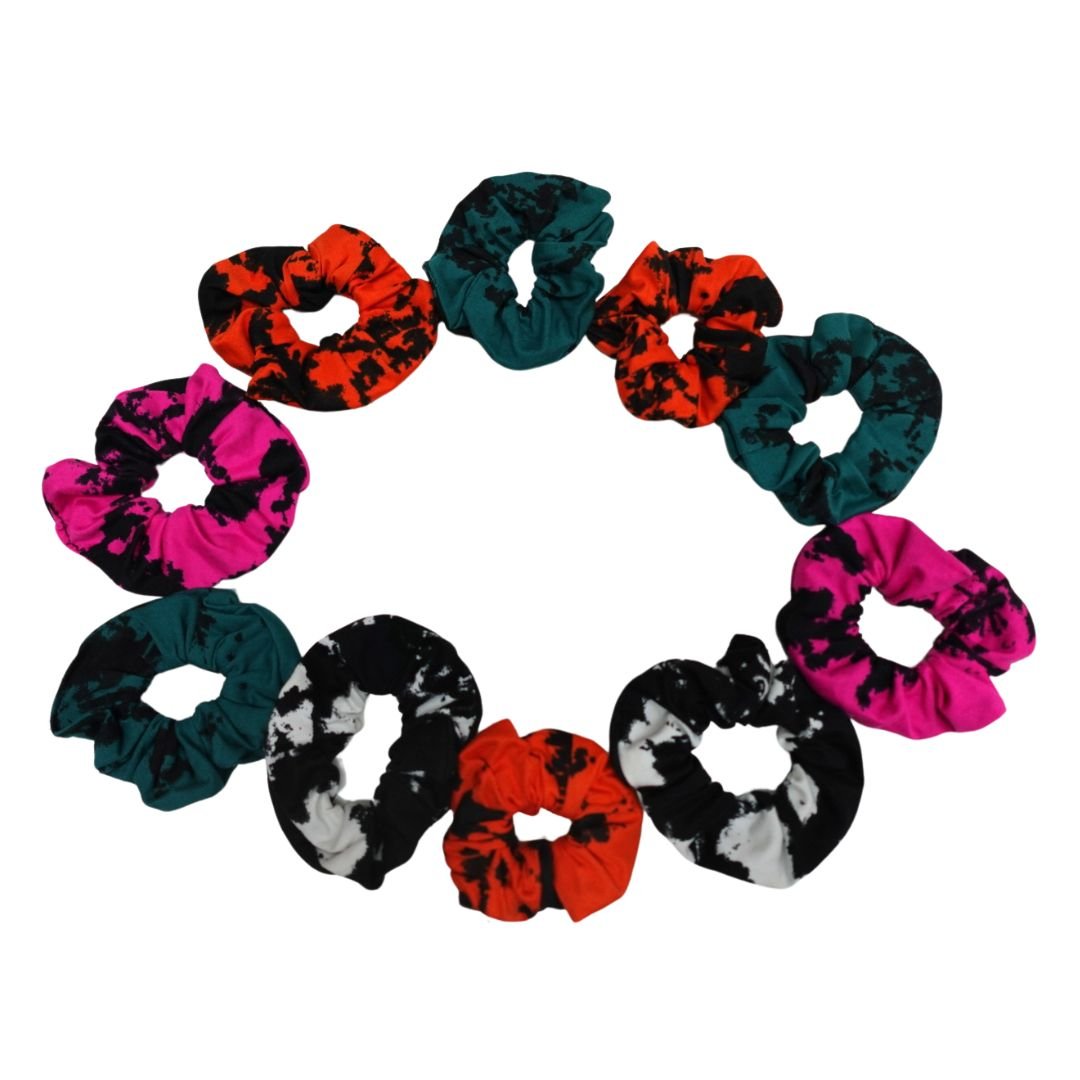 Set de 10 Scrunchies Tie - Dye Colores - Reset Loungewear