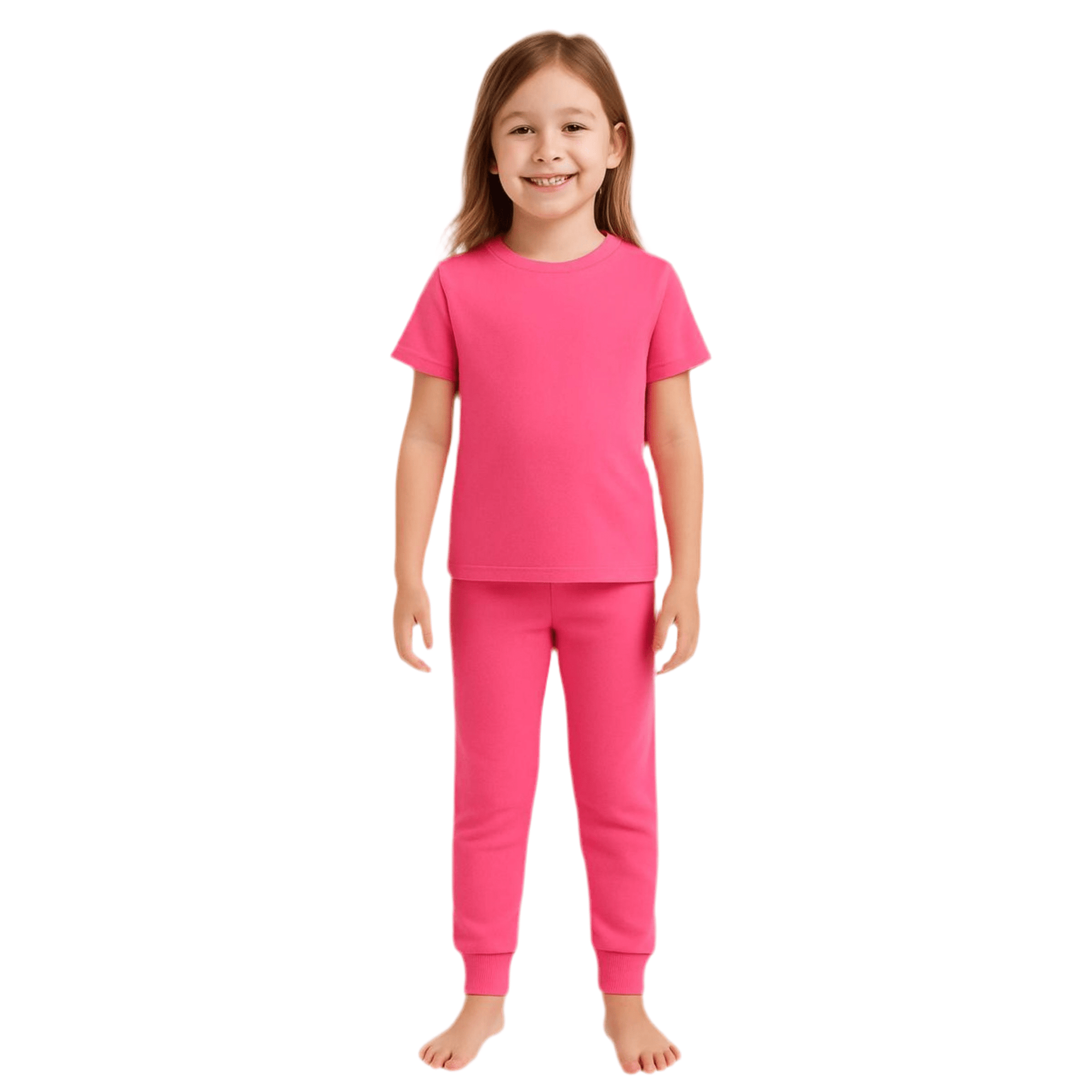 3 Piece Set Kids bubble Gum - Reset Loungewear