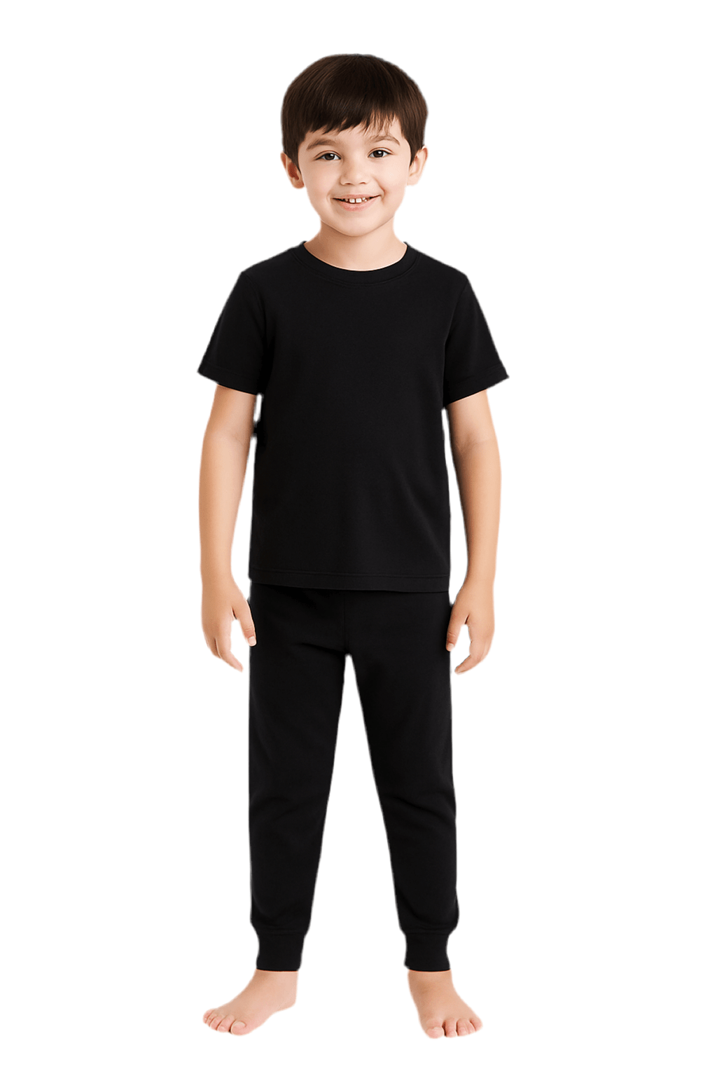 3 Piece Set Kids Charcoal - Reset Loungewear