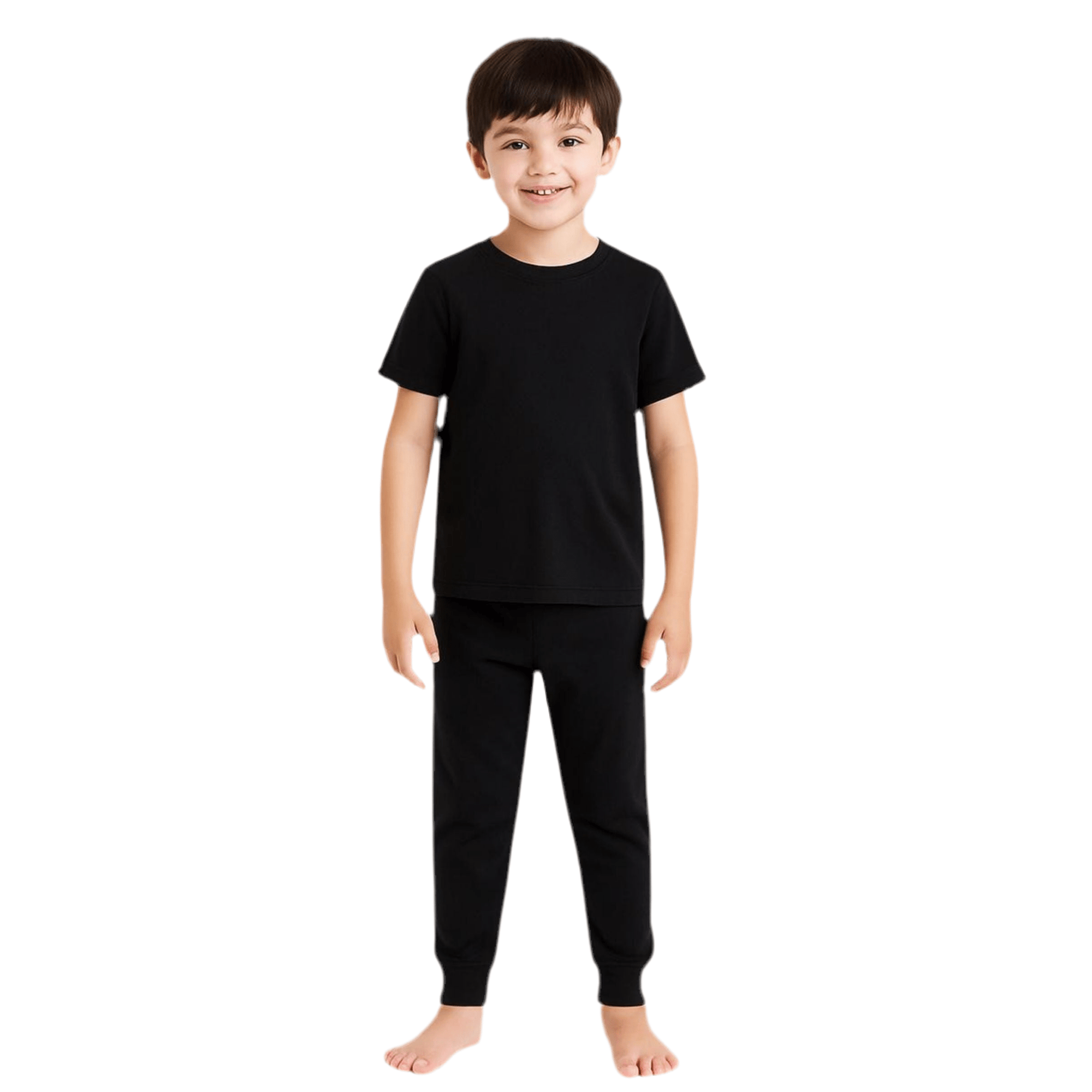 All Black Boys Manga Corta - Reset Loungewear