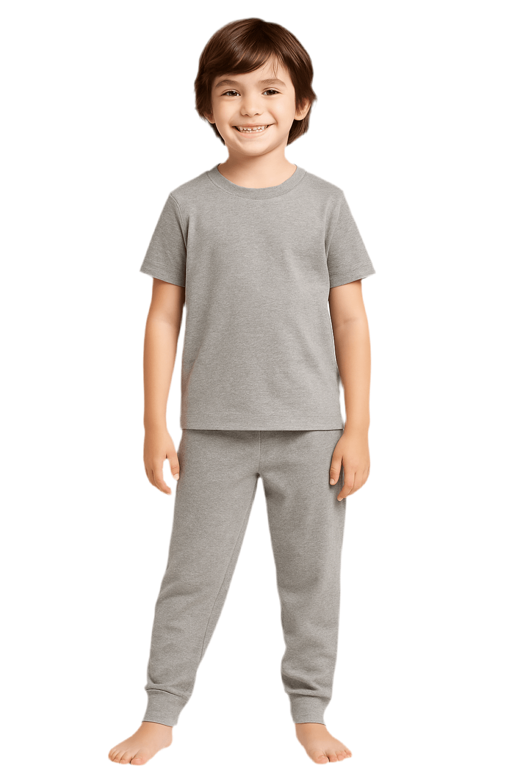 All Gray Kids Manga Corta - Reset Loungewear