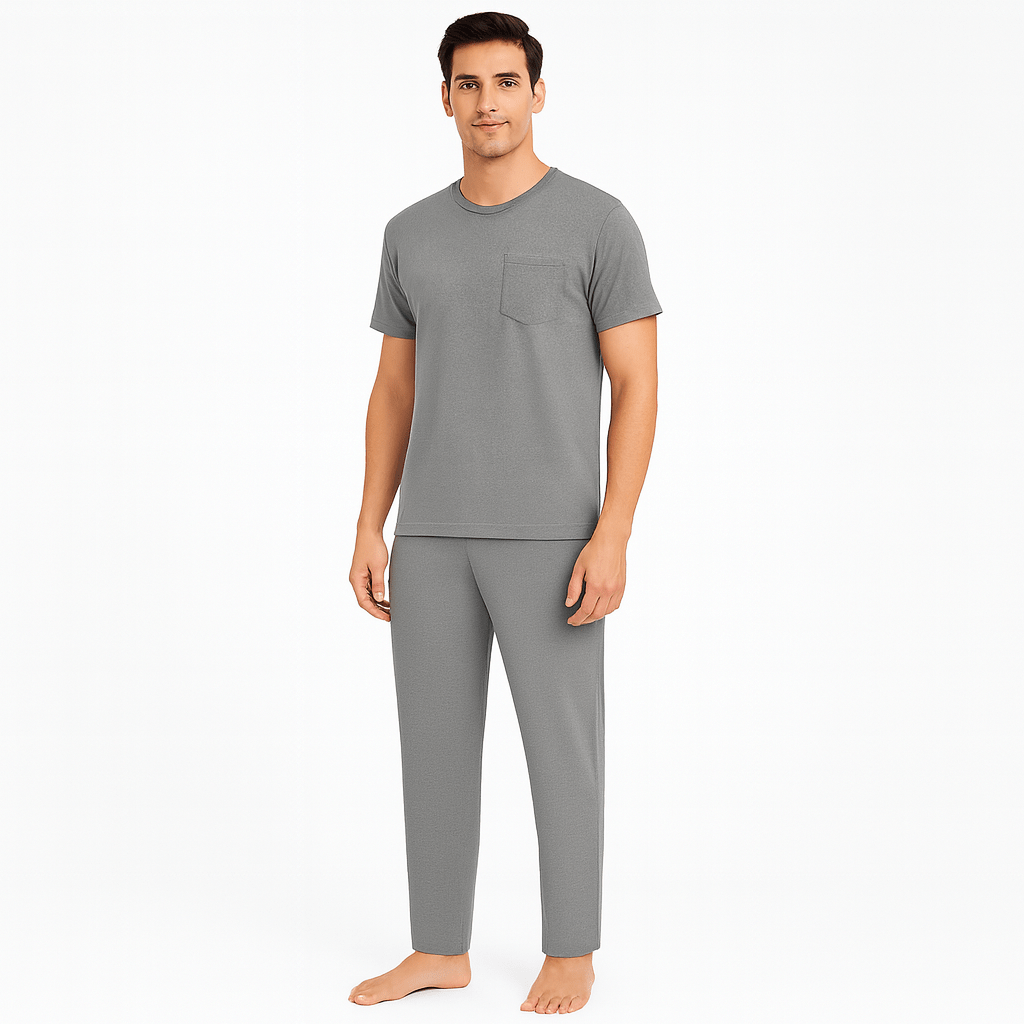 All Gray Men Manga Corta - Reset Loungewear