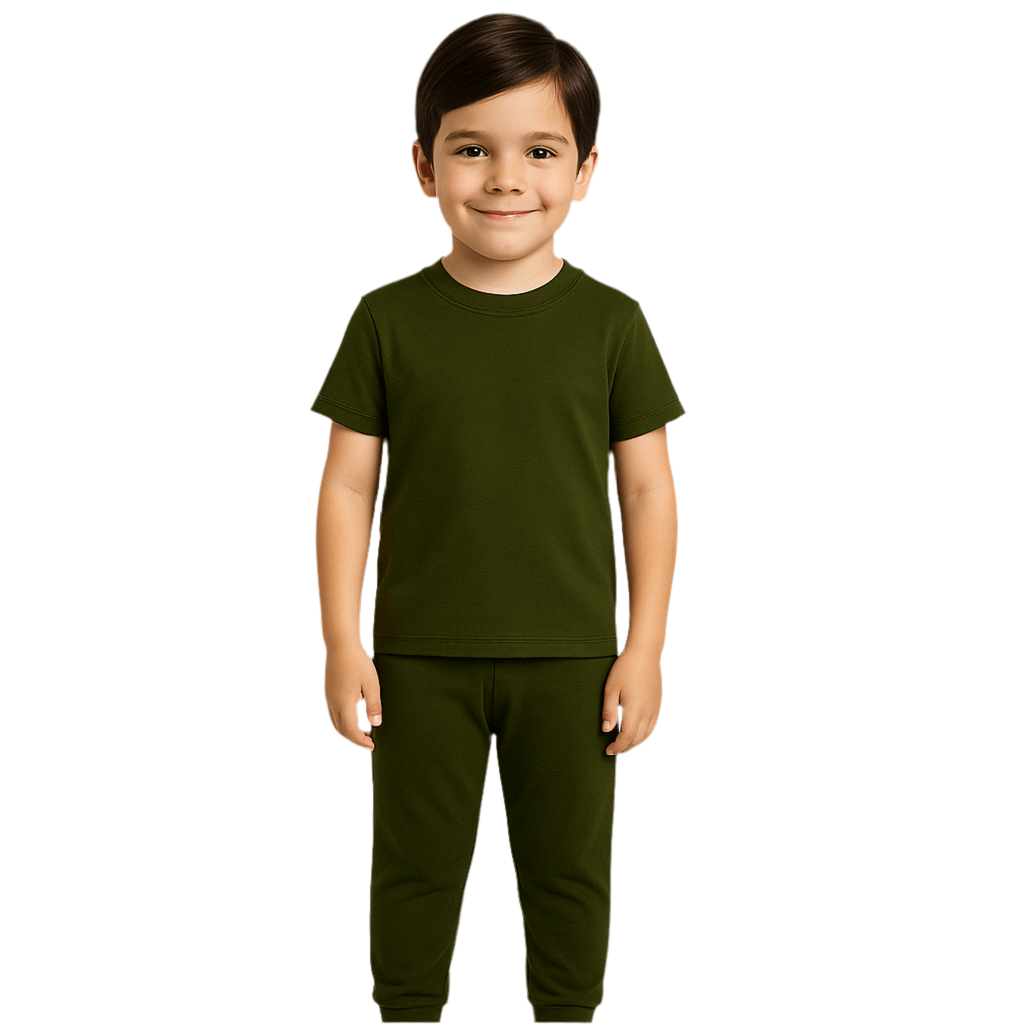 All Olive Boys Manga Corta - Reset Loungewear