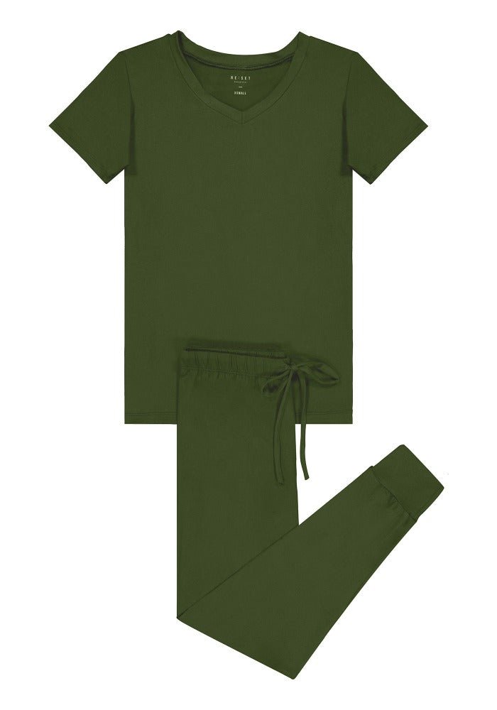 All Olive Women Manga Corta - Reset Loungewear