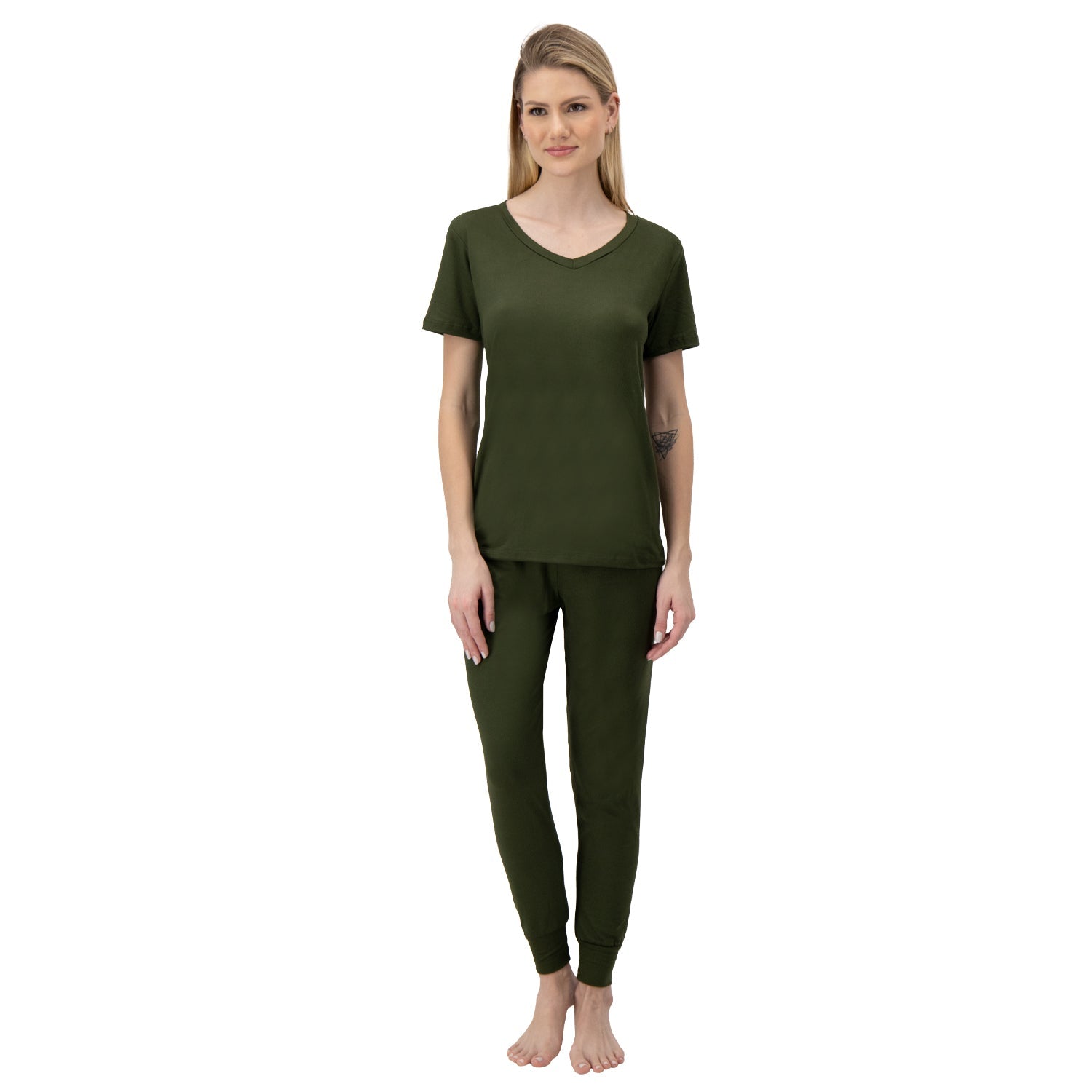 All Olive Women Manga Corta - Reset Loungewear