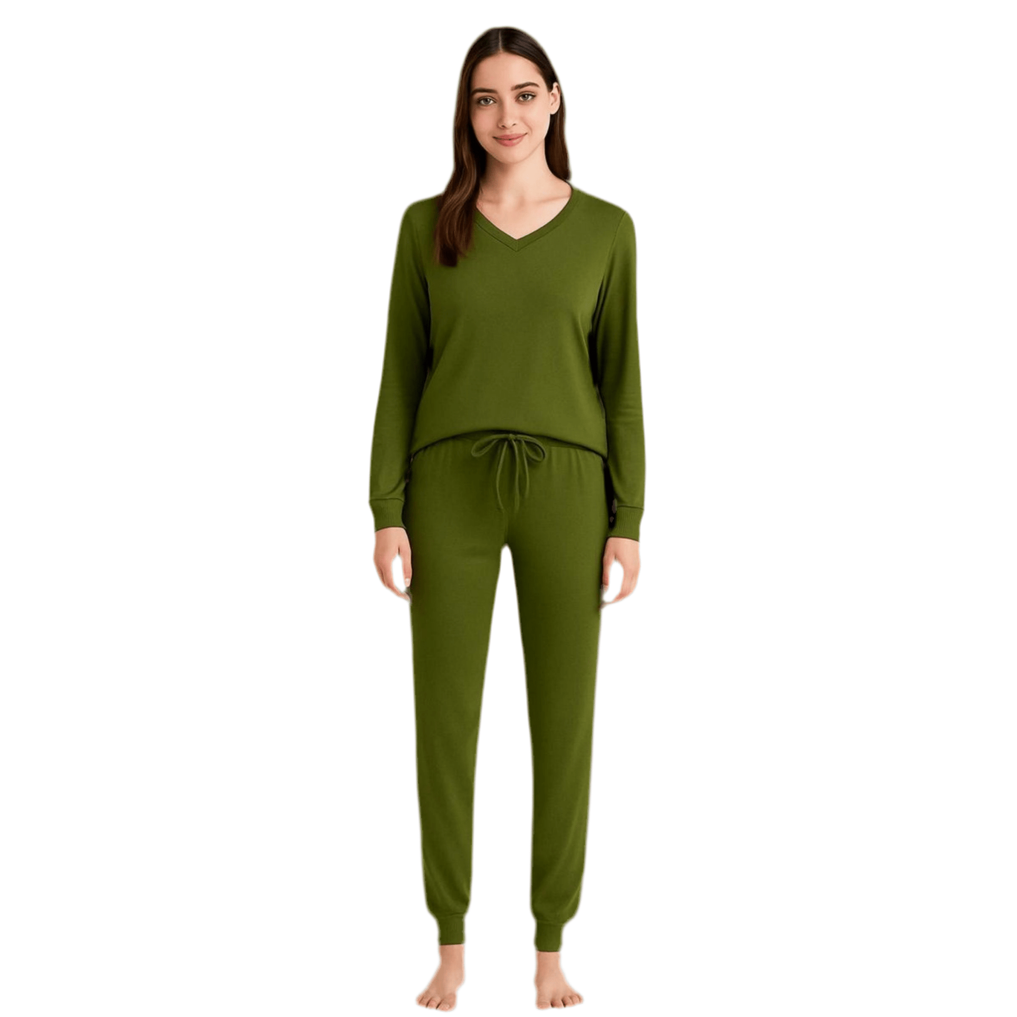 All Olive Women Manga Larga - Reset Loungewear
