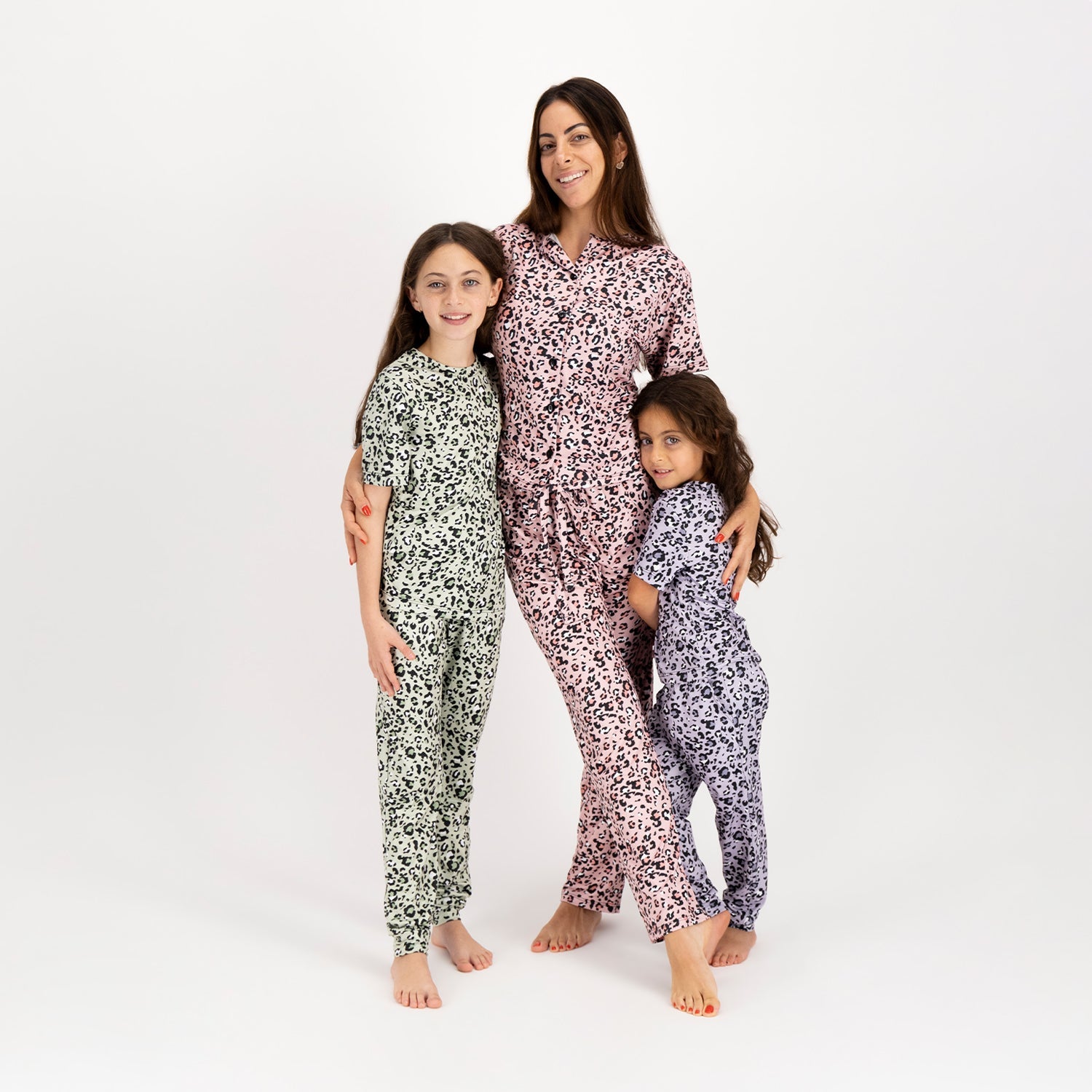 Animal Pink Kids Pantalon y Playera Manga Corta - Reset Loungewear