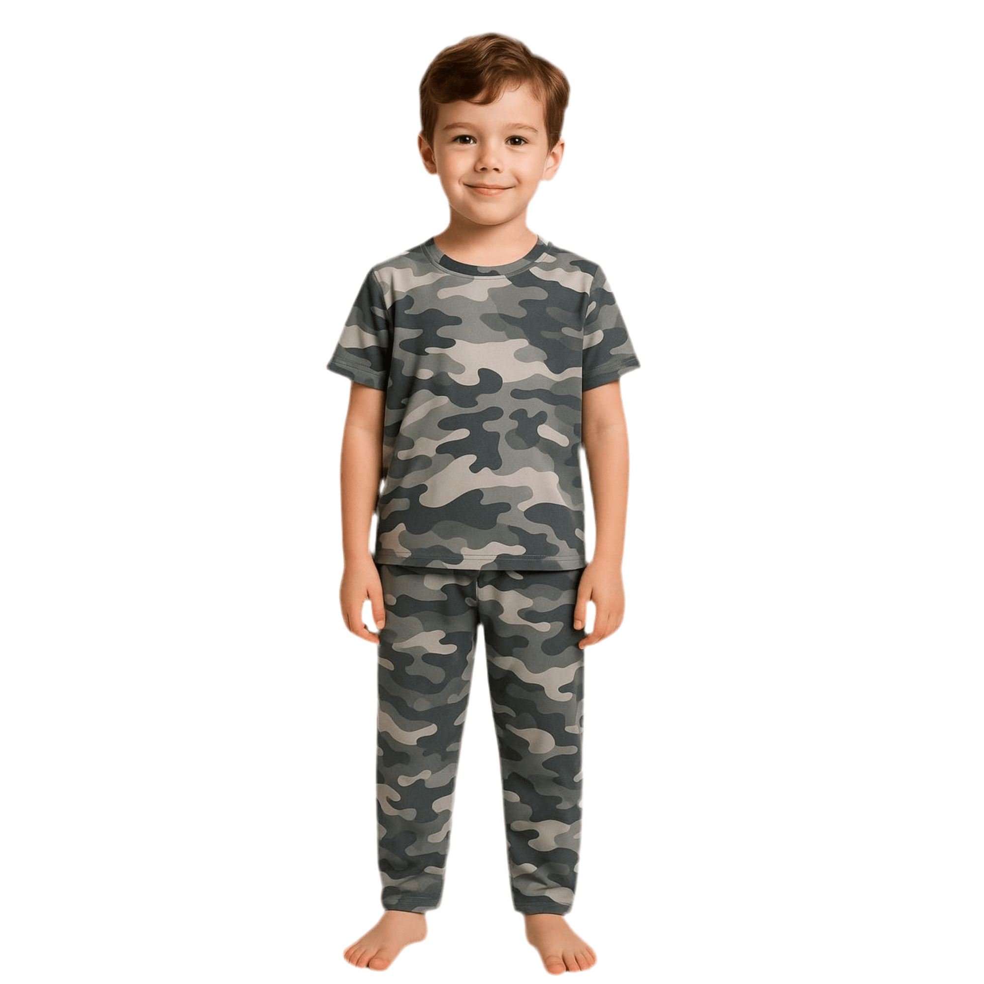 Army Gray Kids - Reset Loungewear