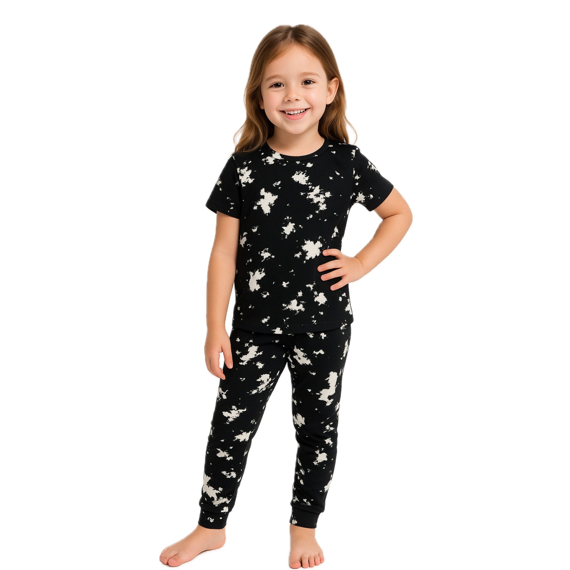 Dark Tie - Dye Girls pantalón - Reset Loungewear