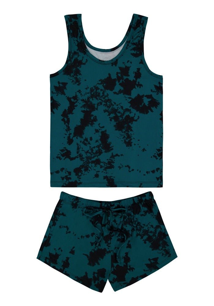 Forest Tie - Dye Women Short Sin Manga - Reset Loungewear