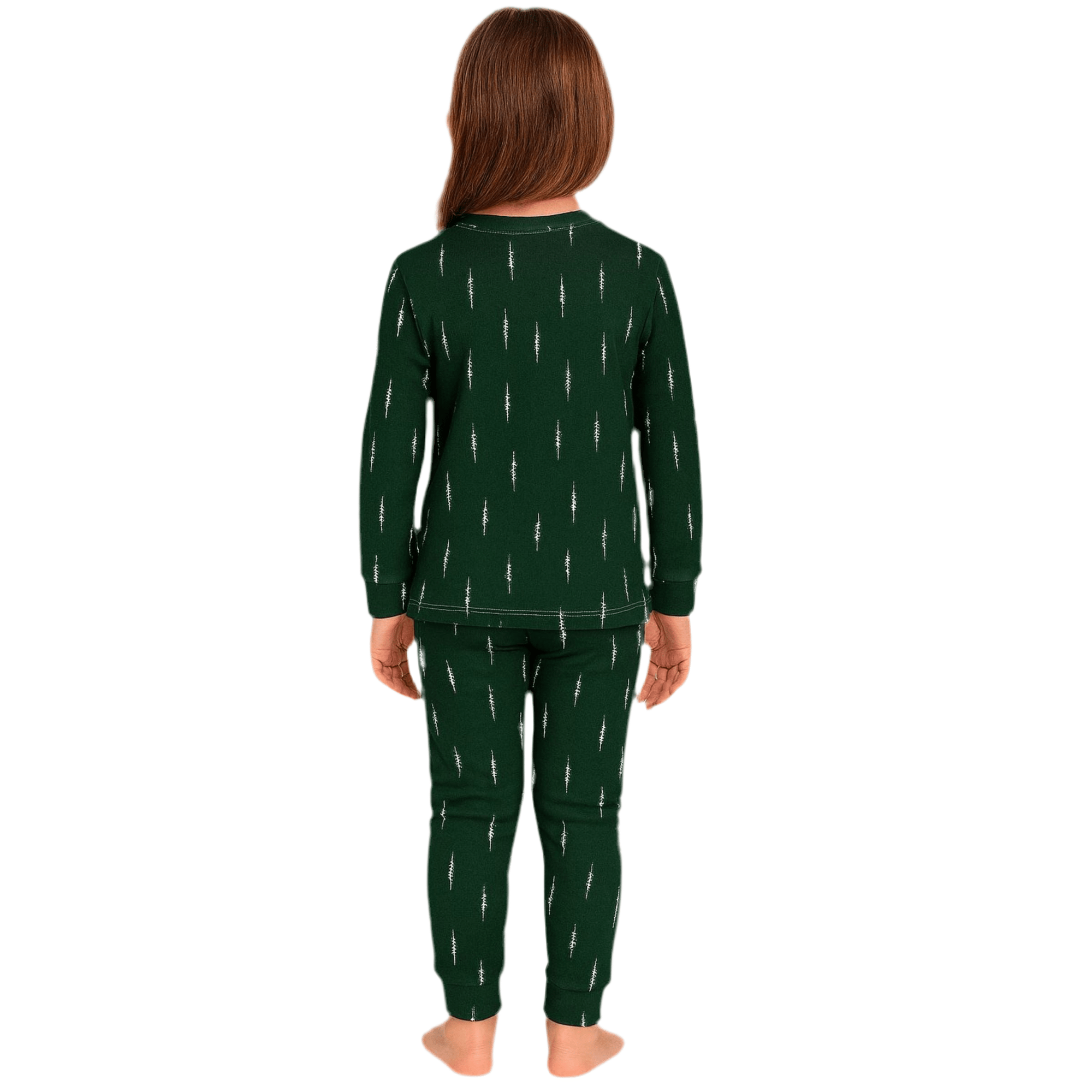 Green Feather Kids Pj - Reset Loungewear