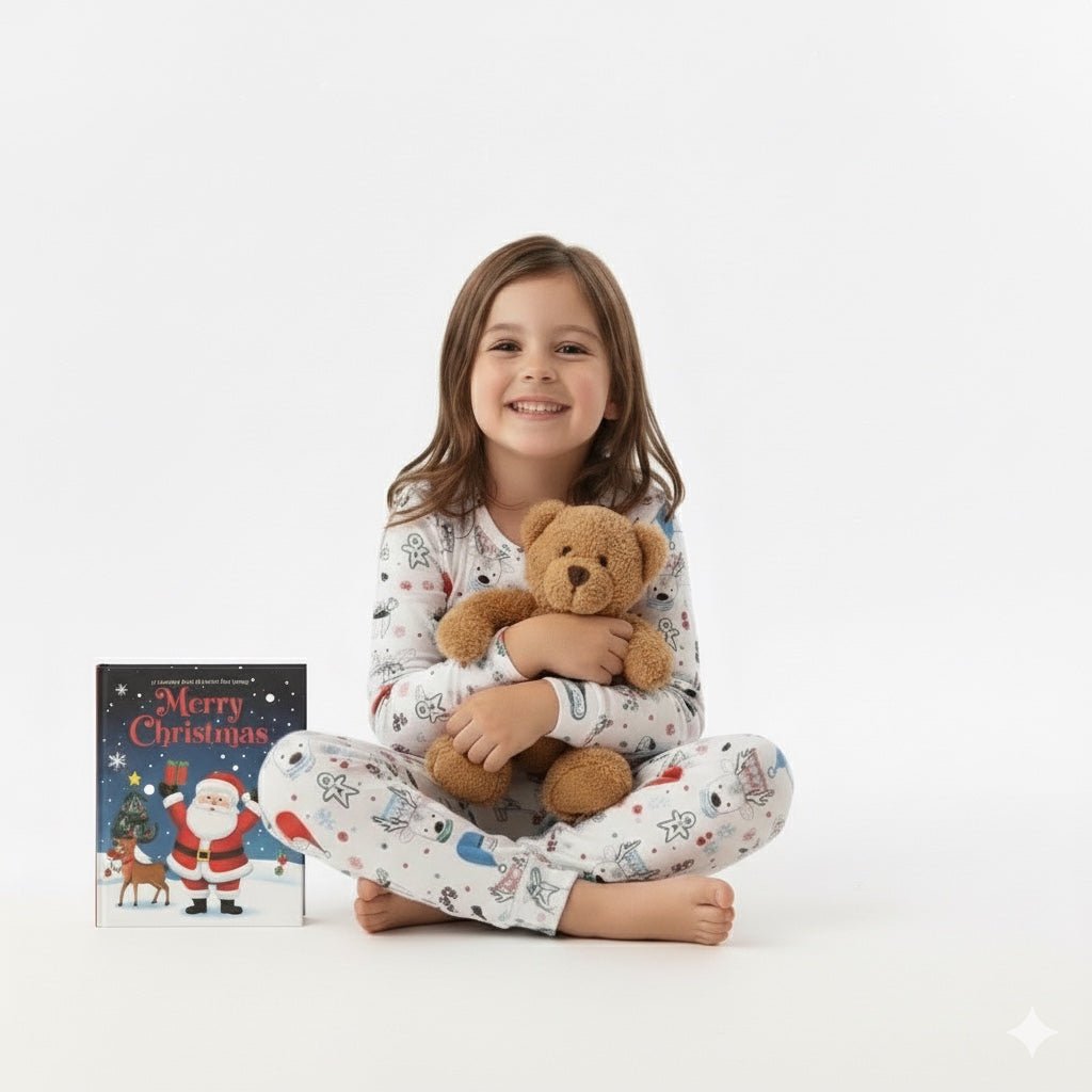 Kit de Pijama Navideña y Libro de Boku - Reset Loungewear