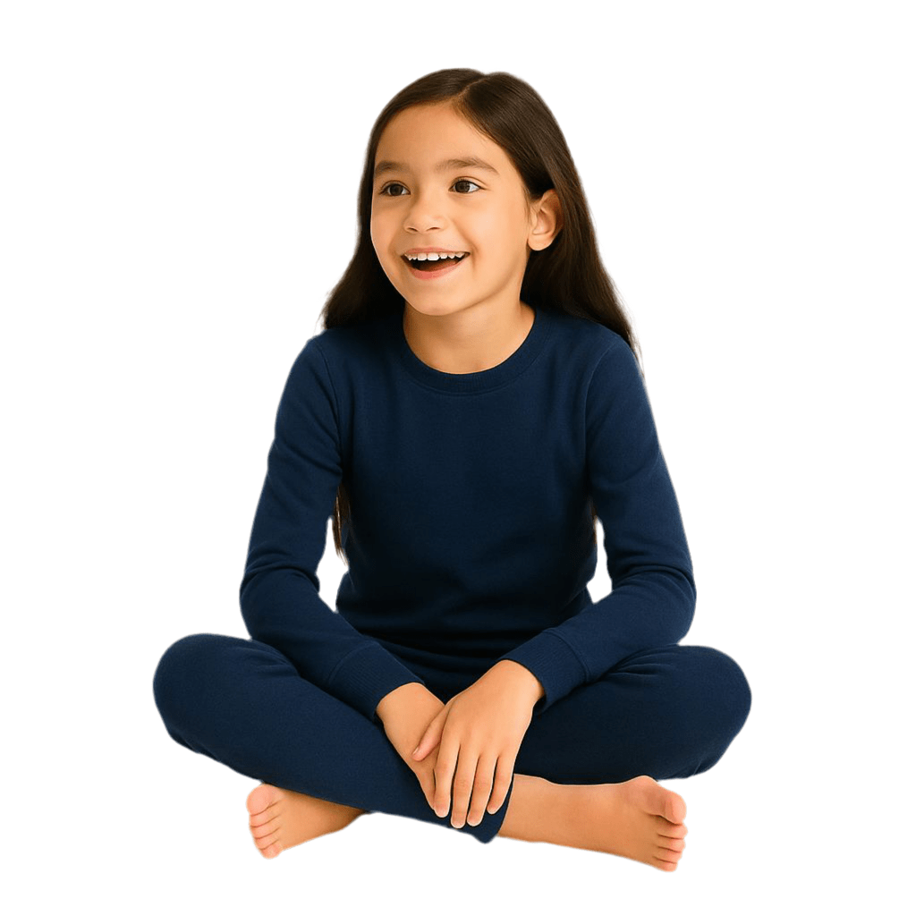 Navy Girls Manga Larga - Reset Loungewear
