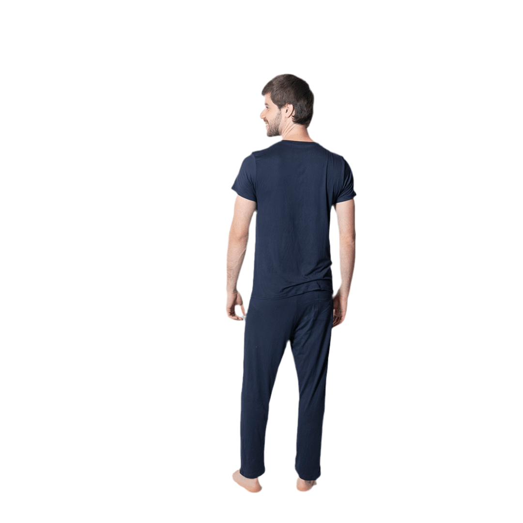Navy Men Manga Corta - Reset Loungewear