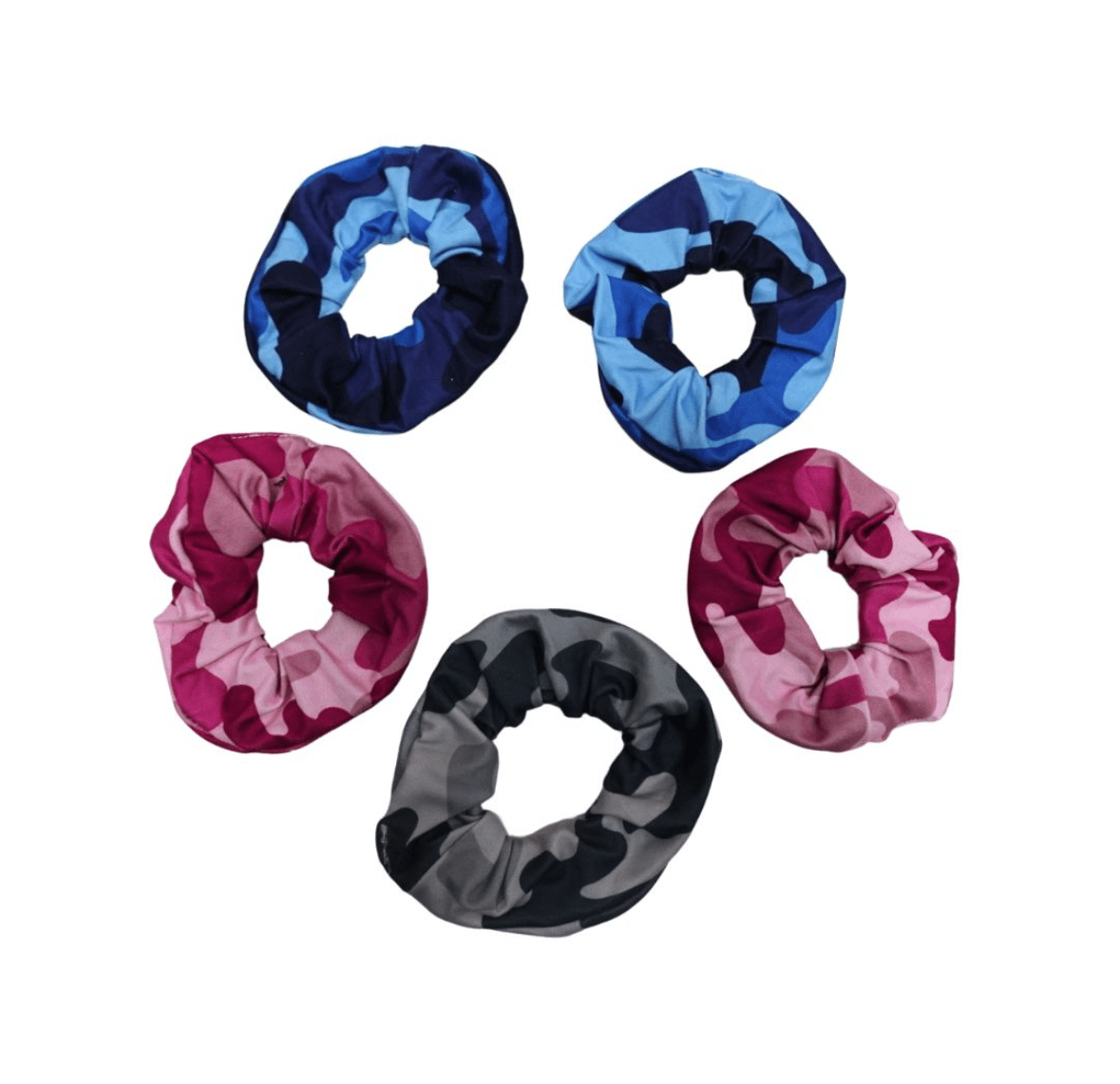 Set de 5 Scrunchies Army - Reset Loungewear