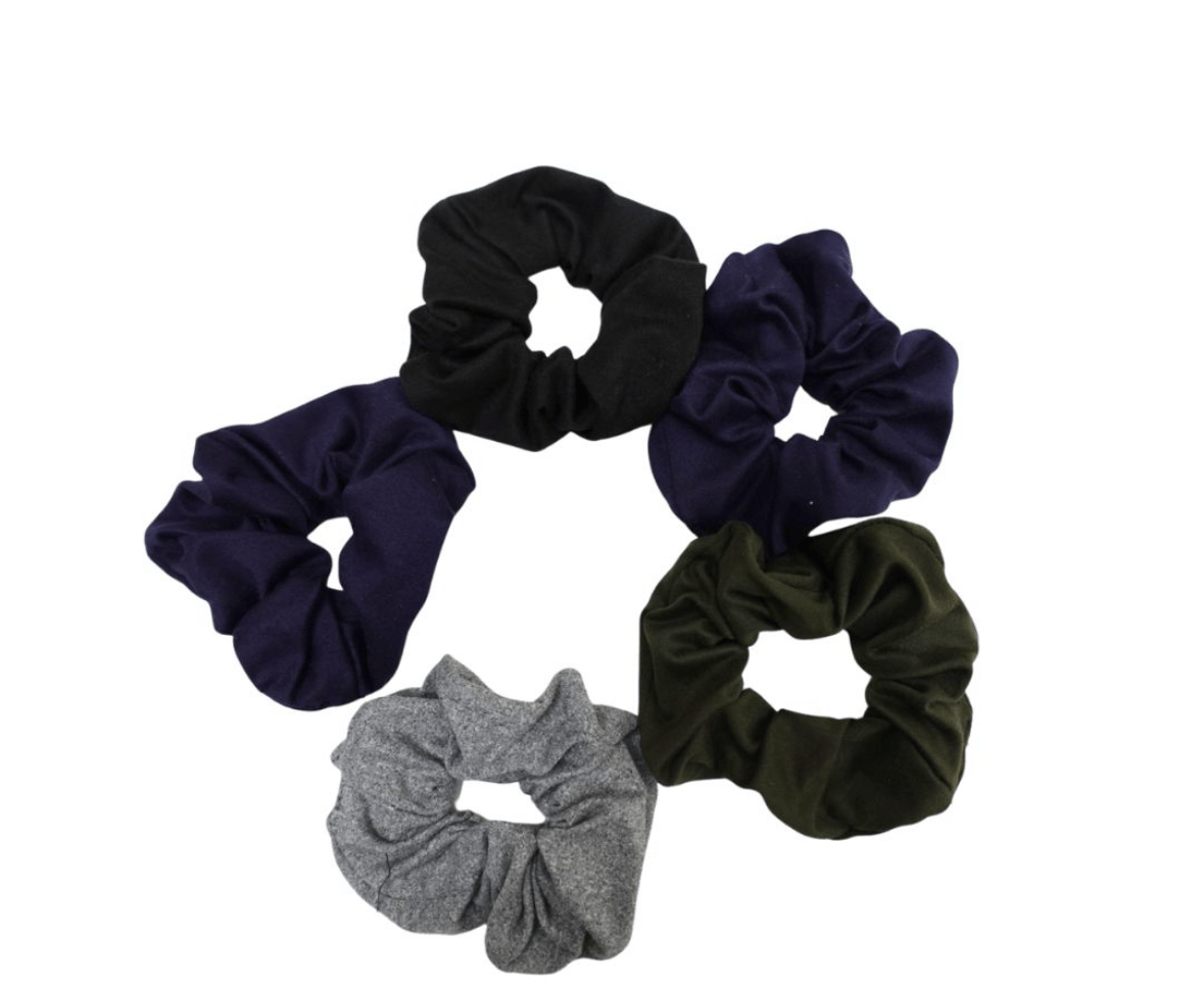 Set de 5 Scrunchies Plain - Reset Loungewear