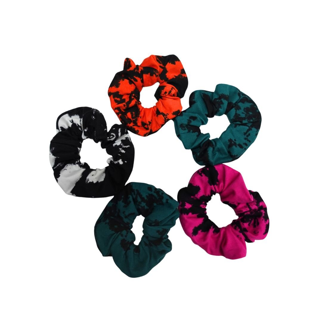 Set de 5 Scrunchies Tie - Dye Colores - Reset Loungewear