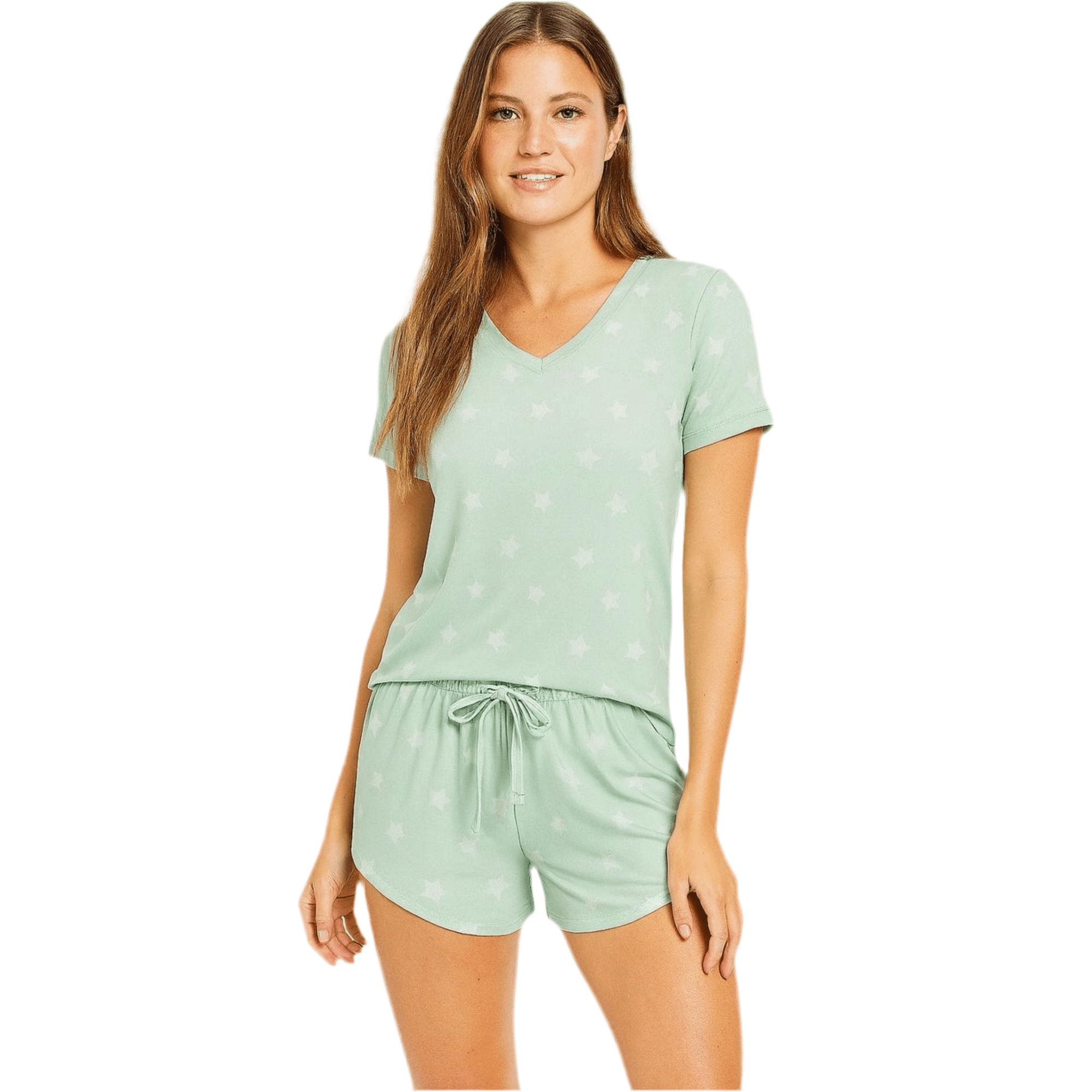 Shine Aqua Women Short Playera Manga Corta - Reset Loungewear