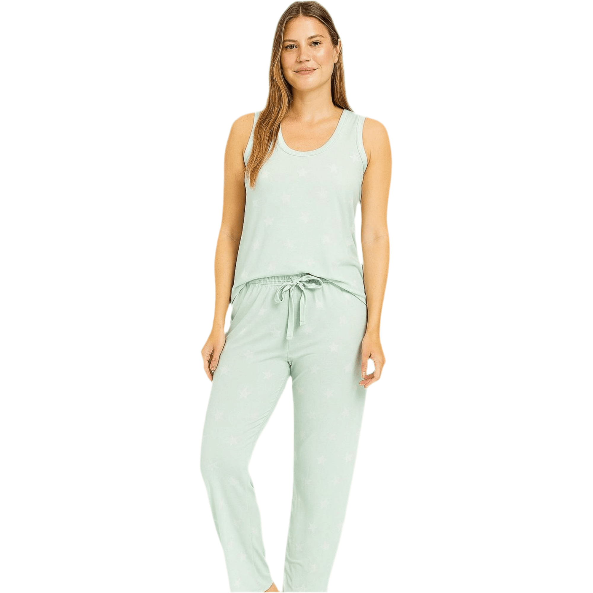 Shine Aqua Women Sin Manga y Pantalón Abierto - Reset Loungewear