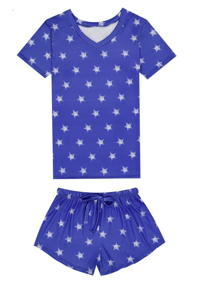 Shine Indigo Women Short Playera Manga Corta - Reset Loungewear