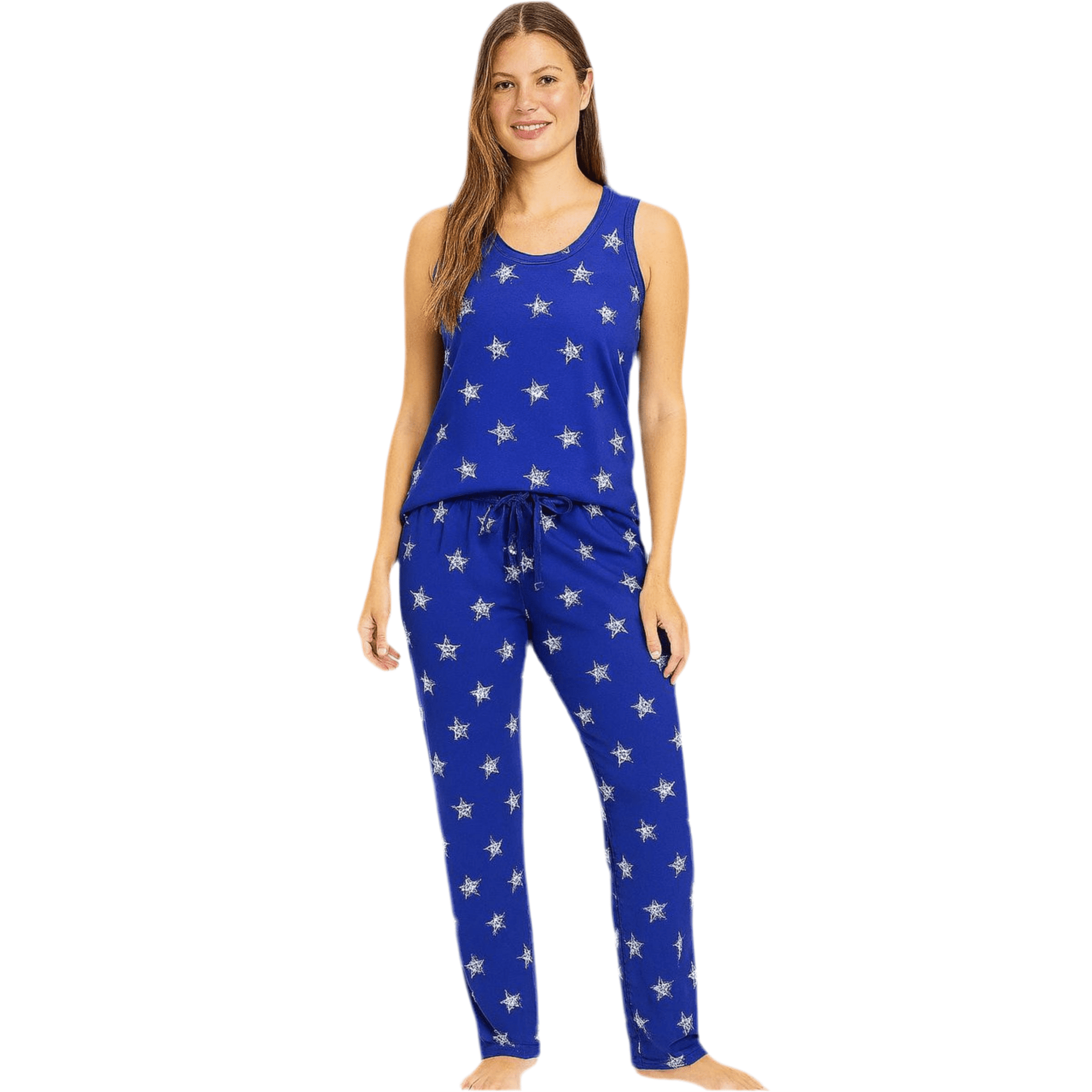 Shine Indigo Women Sin Mangas y Pantalon Abierto - Reset Loungewear