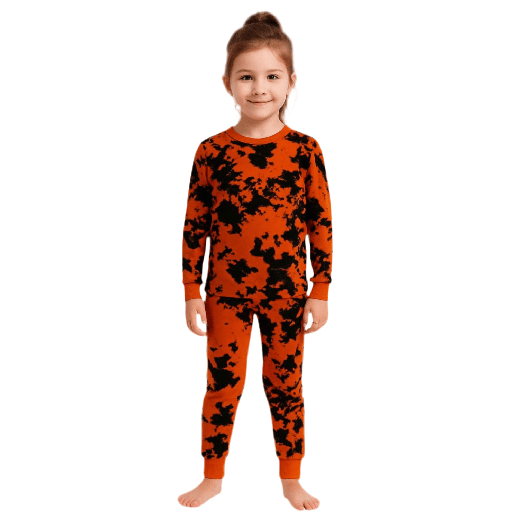 Tangerine Tie - Dye Girls Pantalón - Reset Loungewear
